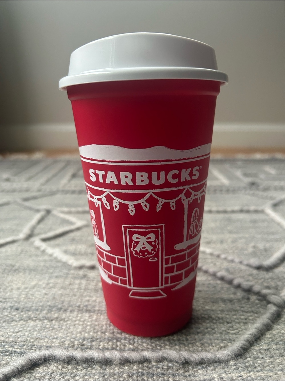 NWT Starbucks Limited Edition Red Cup Winter Holiday/Seasonal Travel Mug,Tumbler